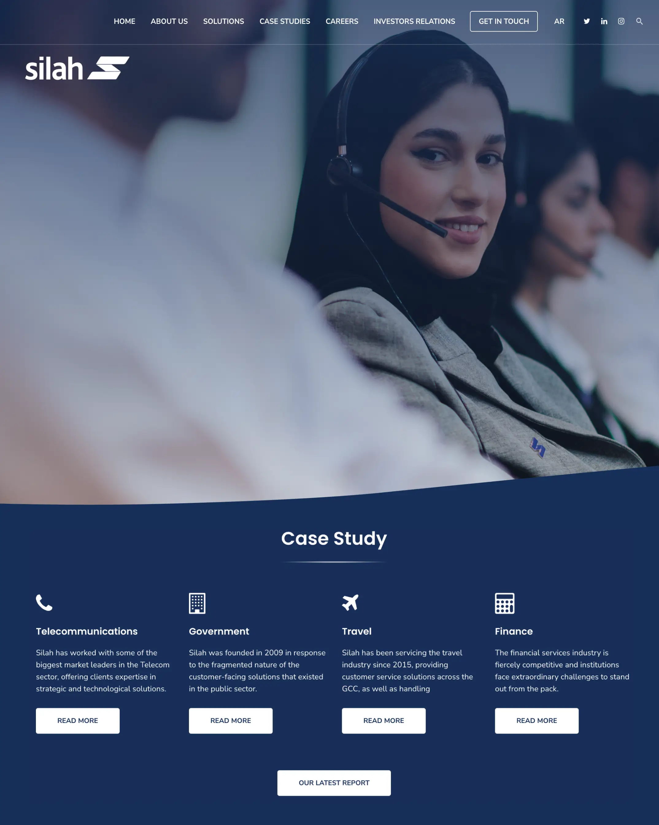 Silah Gulf website project